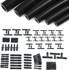 Vacuum Hose Kit Silicone 5FT 6PCS 113 Connectors High Performance Automotive Use