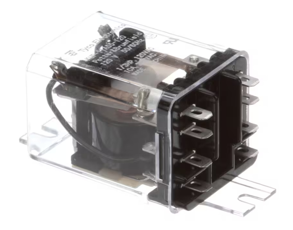 Cleveland KUP-11A55-120, Relay, DPDT, 120V, 10A, Omron MJN2CF-AC120, Kettle