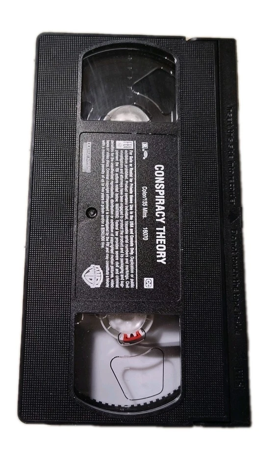 NEW - Conspiracy Theory (1997, VHS) Mel Gibson, Julia Roberts Foto 3 de 3