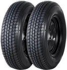 2 Packs Trailer Tire On Rim ST175/80D13 Trailer Tires Wheels 5 Lug on 4.5in PCD