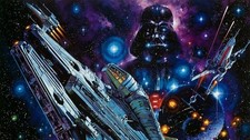 Star Wars science fiction millennium falcon Custom Gaming Mat Desk 2750