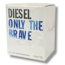 *Diesel Only The Brave Eau De Toilette Spray 50ml/1.7fl.oz. New In Box & Sealed