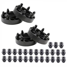 Accelatec Black 1.25” Hub-Centric Wheel Spacer Set w/ OE Lug Nuts Bronco 21-25