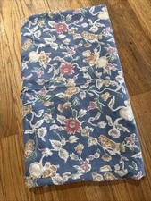 Ralph Lauren Jardin Blue Floral King Pillowcase Made In USA Cottagecore