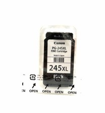 Canon 245XL Black Ink Cartridge PG-245XL Genuine OEM PIXMA Printer, Sealed