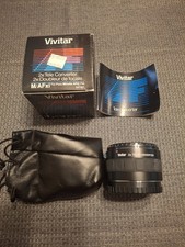 Vivitar 2X Teleconverter For Minolta Auto Focus SLR