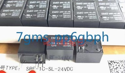 5 PCS NEW SRF-1C-SL-24VDC 1A DC24V 6-pin IMO relay *tm