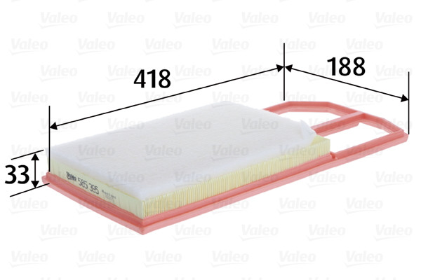 Valeo Luftfilter Filtereinsatz FüR Vw Polo 1.4 16V Seat Cordoba Vario 585395-image