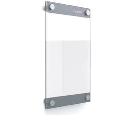Quartet Gi8511 Dry Erase Board, Glass, 11 In, 8 1/2 In, No Frame Frame, White,