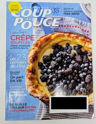 Coup de Pouce Vol. 36 #5 - Juillet-Aout 2019 - Crepe Souflée (Sac/Carton)