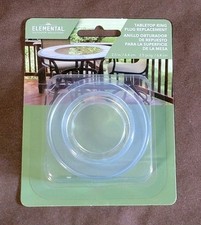 Replacement Patio TableTop Ring Plug Hole Cap Silicone Clear Grommet Set 2.5"