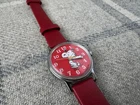 1970s Timex Snoopy Red mechanical watch - Vintage working