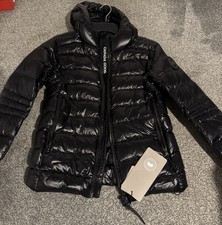 Canada Goose HyBridge Lite Black Hooded Down Puffer Jacket Men's Size S