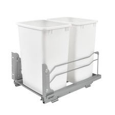 Rev-A-Shelf Double Pullout Trash Cans 35 qt. ...