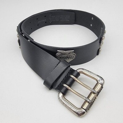 Vintage Harley Davidson Leather Belt W/ Buckle Sz 30 Studded Spades Logo 2005‎ Vintage Harley Davidson Leather Belt W/ Buckle Sz 30 Studded  main image 3