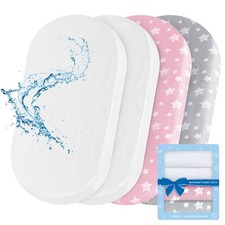 Bassinet Sheets Waterproof Mattress Pad 32" X 17", Grey pink