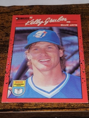 Kelly Gruber 1990 Donruss - Learning Series #30 Toronto Blue Jays