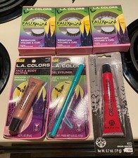 Lot Of 6 Halloween Themed Makeup 5 LA Colors And 1 Rubies Red Cream