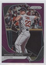 2020 Panini Prizm Purple Prizm Michael Chavis #91 06sb