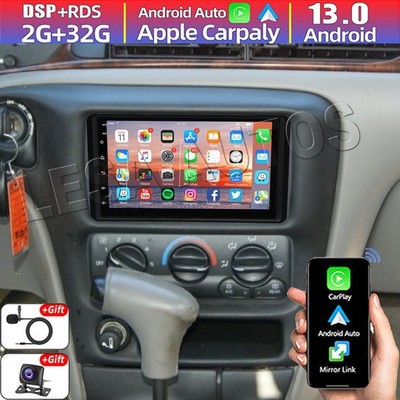 7'' CarPlay Android 13 For Chevrolet Malibu 2001-2003 Car Radio Stereo GPS + Cam
