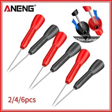Insulation Piercing Needles Multimeter Test Probe 10A 600V for 2mm 4mm Leads