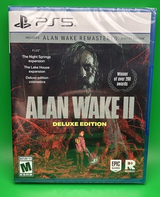 Alan Wake 2 Deluxe Edition - Sony PlayStation 5 PS5 NEW SEALED Fast Shipping 