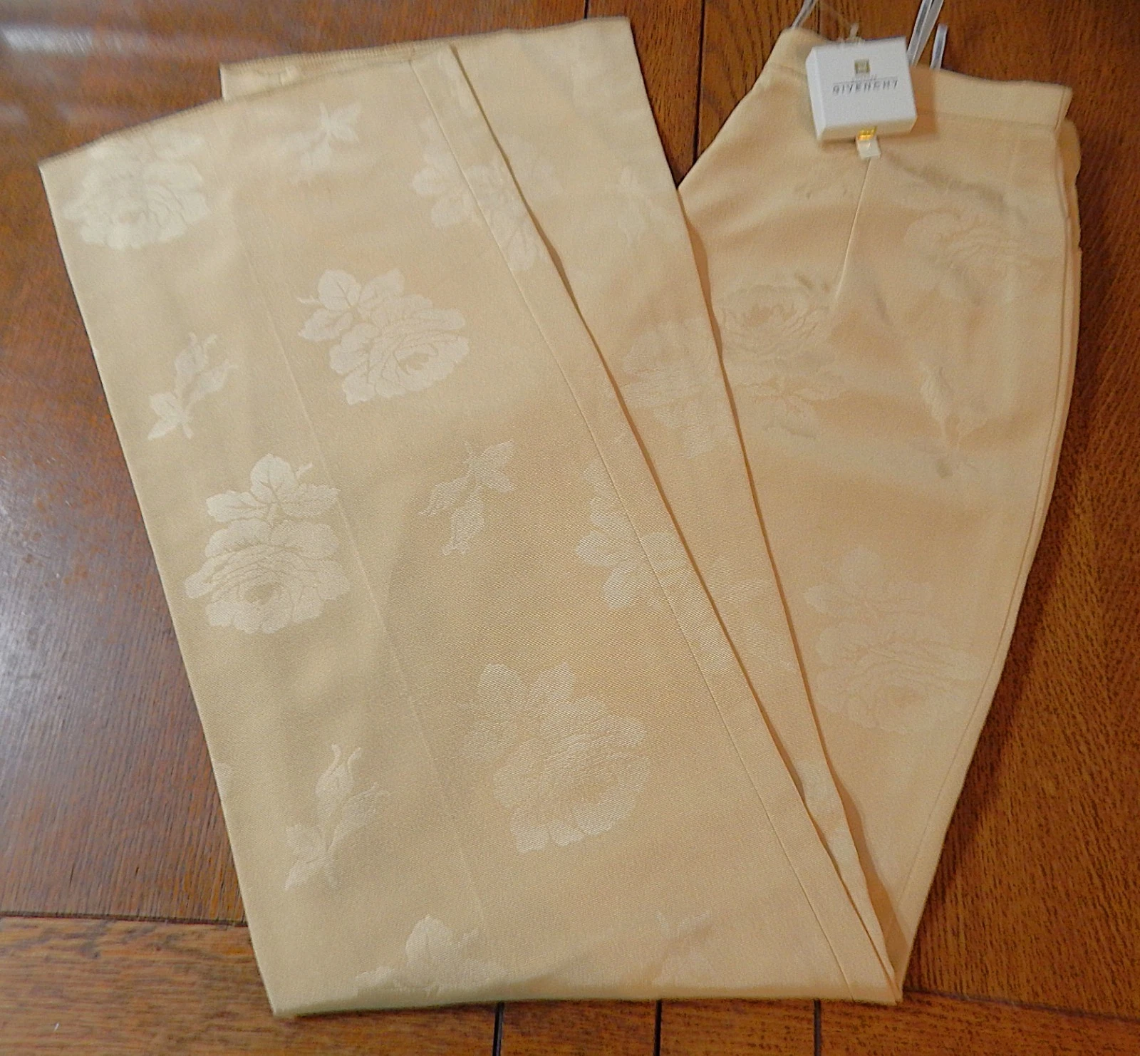 Givenchy — GIVENCHY COUTURE PARIS Champagne Beige Womens Pants Occasion 42 12 NWT $850 msrp