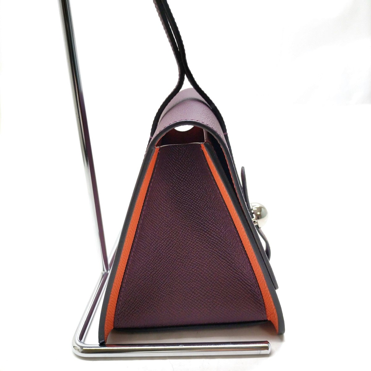 MOYNAT Hand Bag Purple Leather 3136395 View 3