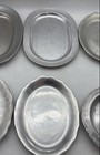 Wilton Columbia PA Silver Oval Round Kitchenware Pewter Serving Tray Lot Of 6 — photo 4