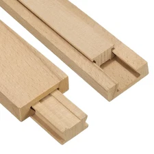 4 Set Wooden Drawer Slides, 9-7/8 (25 CM) with Slide Glide Bracket