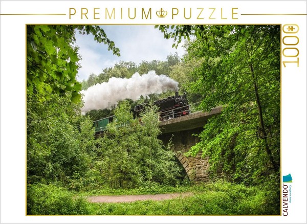 Calvendo Puzzle WeißEritz Valley Railway | 1000 Pieces, Finished Size 25.2 × 18.-image