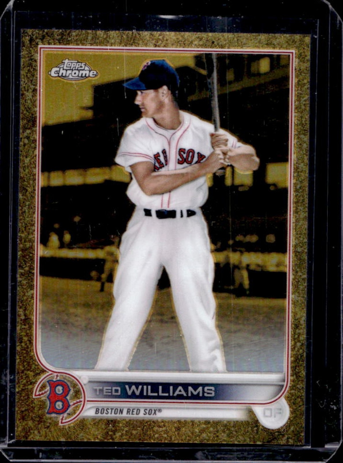 2023 Topps Gilded Collection Ted Williams Chrome #52/99 Red Sox