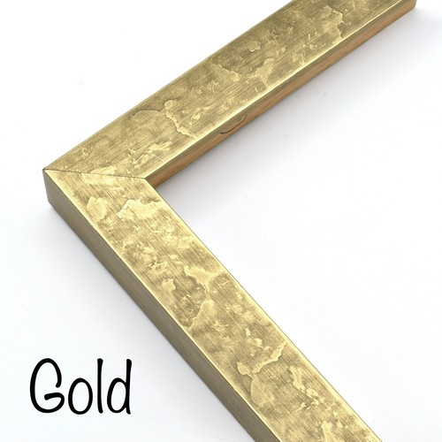 Modern Steel Wood Picture Frame Contemporary Distressed Gold Silver Brass Copper - Picture 9 of 13