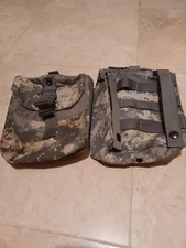 Camouflage Magazine Pouches Loop & Hoop for Airsoft Paintball - Set of 2