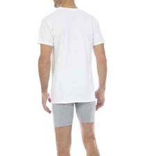 George T-shirts Men's Size S White Ringspun Cotton 6-Pack Short Seleeves Shirts