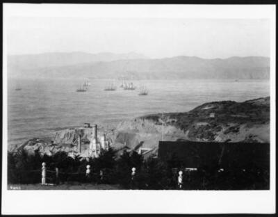 View of San Franciscos Sutro Heights 1895 California Old Photo