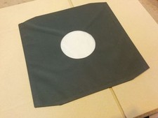 50 12" 'BLACK' POLYLINED PAPER RECORD SLEEVES / COVERS  FREE DEL