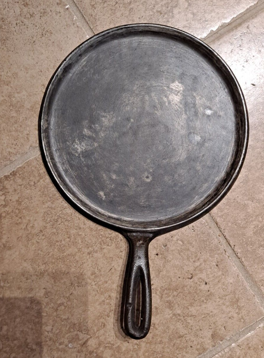 Unmarked 8 cast iron griddle eBay