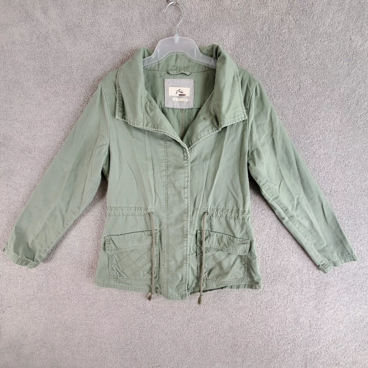 Green casual jacket best sale womens