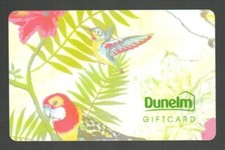DUNELM ( UK ) Hummingbird and Parrot ( 2014 ) Gift Card ( $0 )