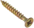 WOOD SCREWS MULTI-PURPOSE POZI COUNTERSUNK CHIPBOARD TIMBER YELLOW FREE UK P&P