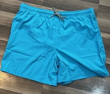 Biwisy Men Swim Trunks Quick Dry Beach Shorts Mesh Lining Swimwear Sz 2XLPockets
