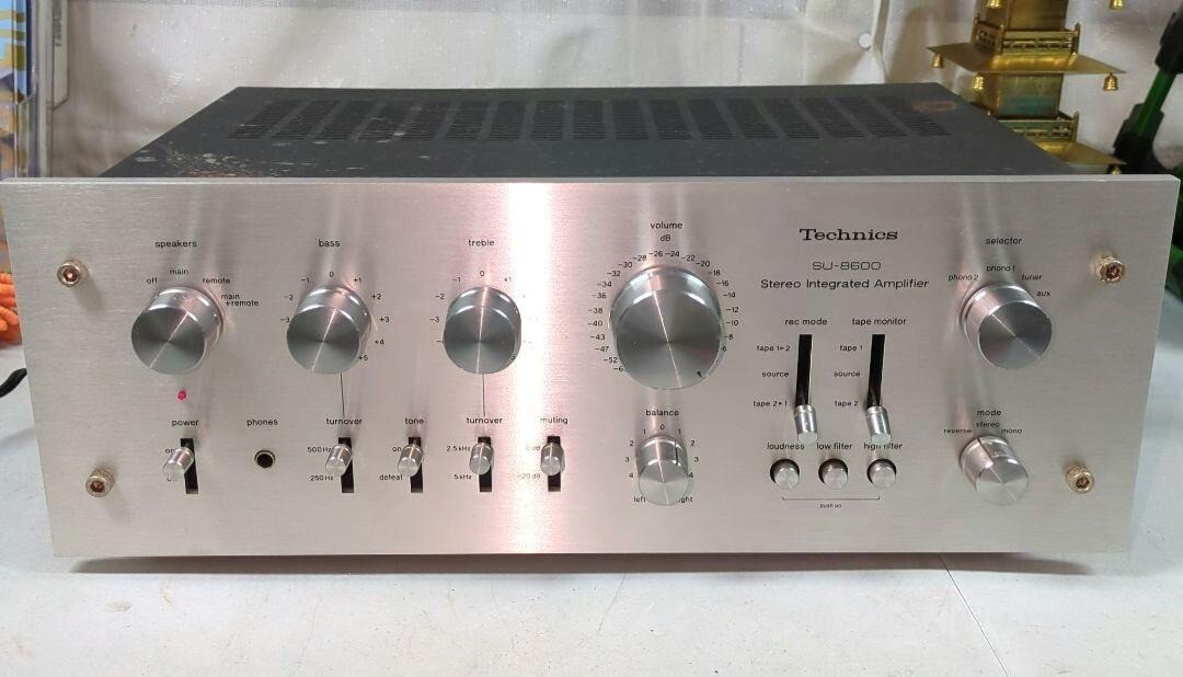 Technics SU-8600 ステレオインテグレーテッドアンプ Technics SU-8600 Stereo Integrated Amplifier Silver Power