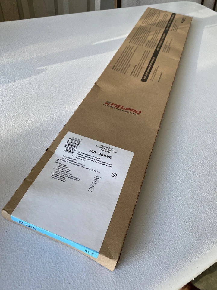 Комплект прокладок впускного коллектора MS95826 Felpro новые для Chevy Suburban Express Van - Изображение 2 из 3