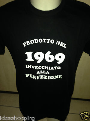 Tshirt Compleanno Umoristica 'Prodotto Nel 1956 Invecchiato Alla Perfezione' – 100% Cotone By Tshirteria