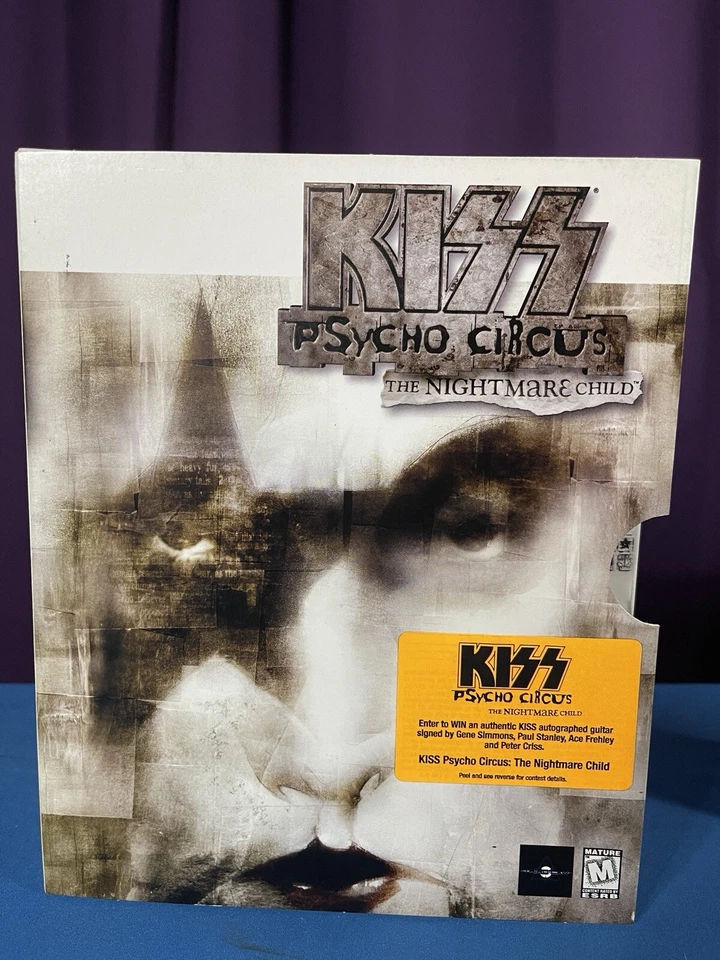 KISS Psycho Circus Nightmare Child PC Game *ALL COVERS* BIG BOX NEW Lot 5 NIB - Image 4 of 4