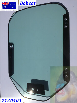 NEW Bobcat Cabin Front Door Glass – Fits A770, S450, S510, S530, S550, S570 – 7120401 Tempered Green Tint