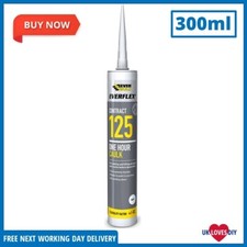 Everbuild 125 White One Hour Decorators Caulk 300ml