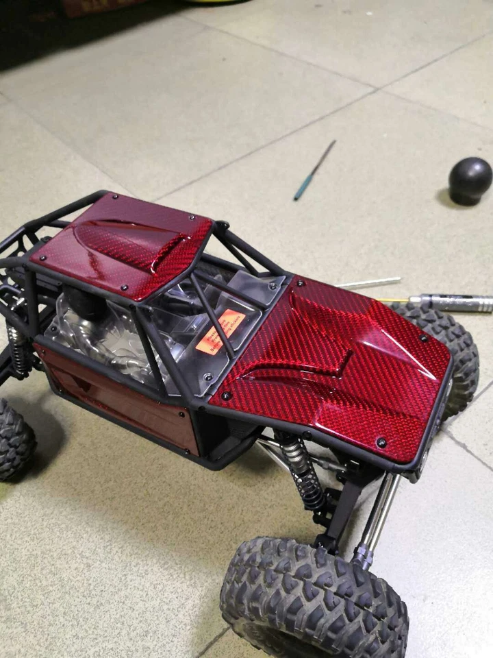 Vitavon Capra Carbon Fiber Panel Set for Axial Capra 1.9 Body AXI230012 Blue - Image 3 of 3