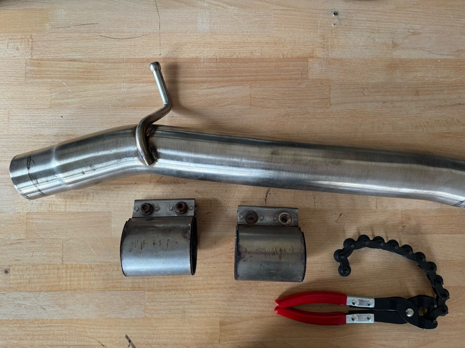 Ecs Tuning Golf R Resonator Delete Exhaust, MK7 Cutting Tool 2 VW MK7.5